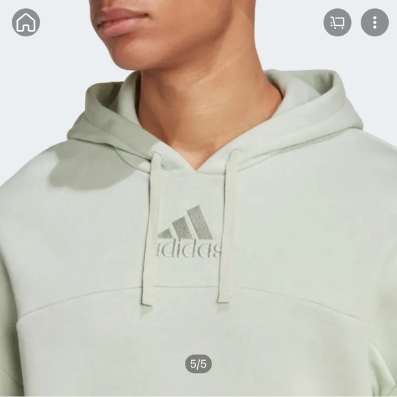 NWT! Adidas multisport hoodie. Linen green color. - Picture 5 of 7